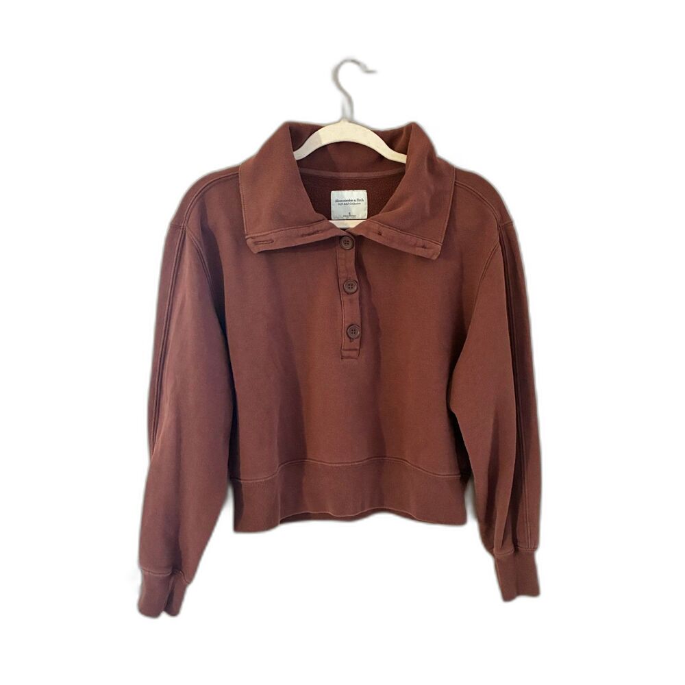 Abercrombie & Fitch Drama Wedge Henley Soft A&F Collection - Small